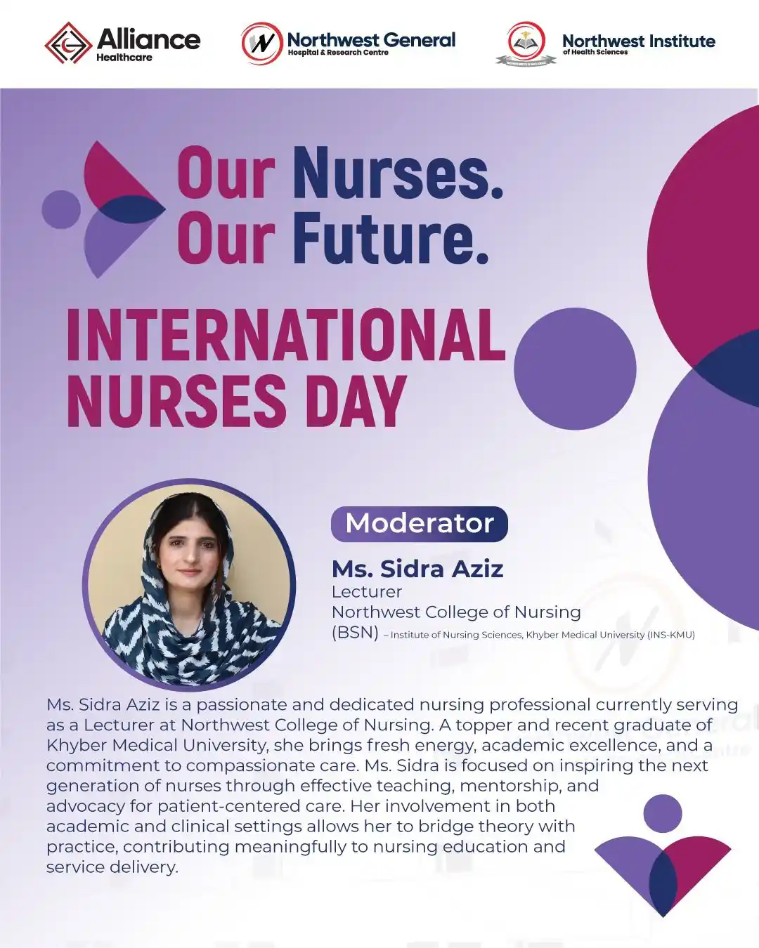 Image from Northwest General Hospital & Research Centre: NWGH is observing International Nurses Day by organizing an inspiring ...