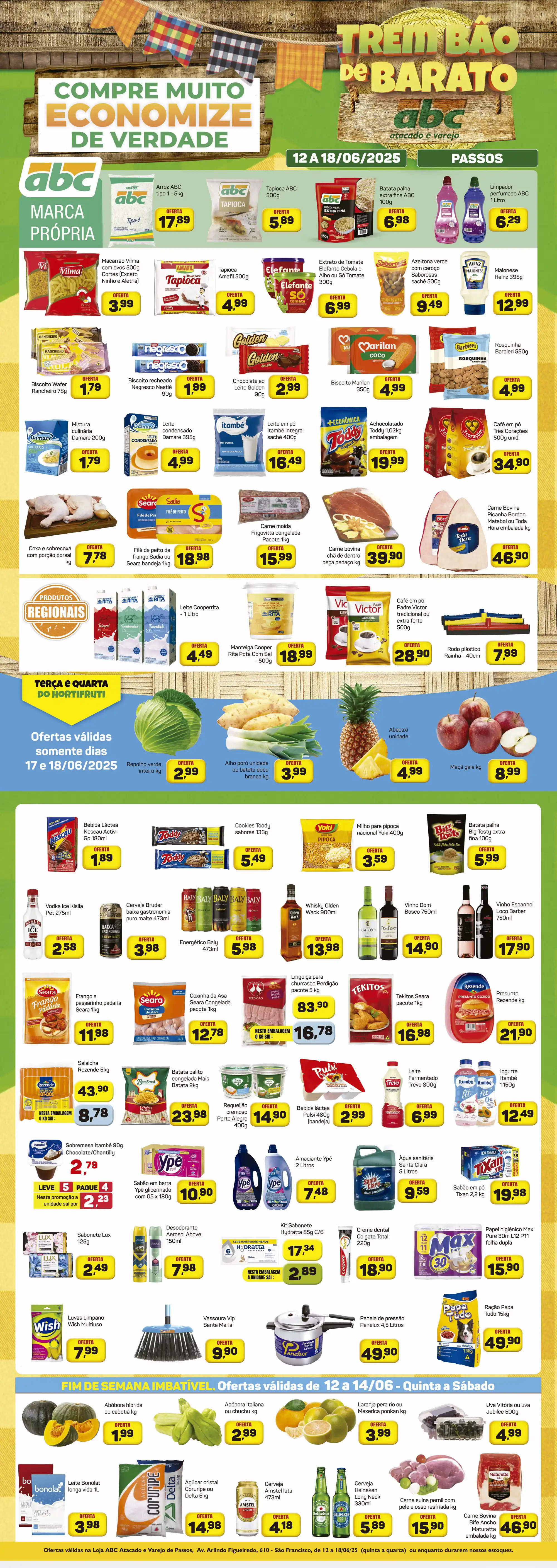 Image from CANAL ABC ATACADO PASSOS: 🤠Ô TREM BÃO DE BARATO é comprar no ABC ATACAREJO! Confira as ofertas ...