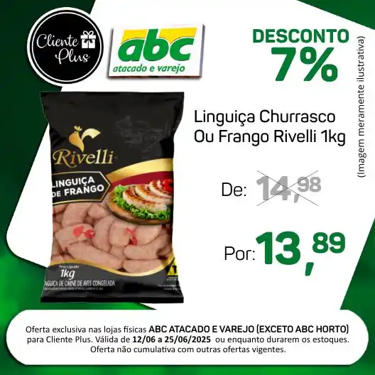 Image from CANAL ABC ATACADO PASSOS: Oferta exclusiva nas lojas físicas ABC ATACADO E VAREJO (EXCETO ABC HO...