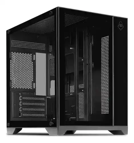 Image from OFERTÔMETRO 🛍️ cupons e promoções absurdas: 🚨 Oferta Mercado Livre Gabinete Gamer Mancer Cv100, Mid-tower, Lat D...