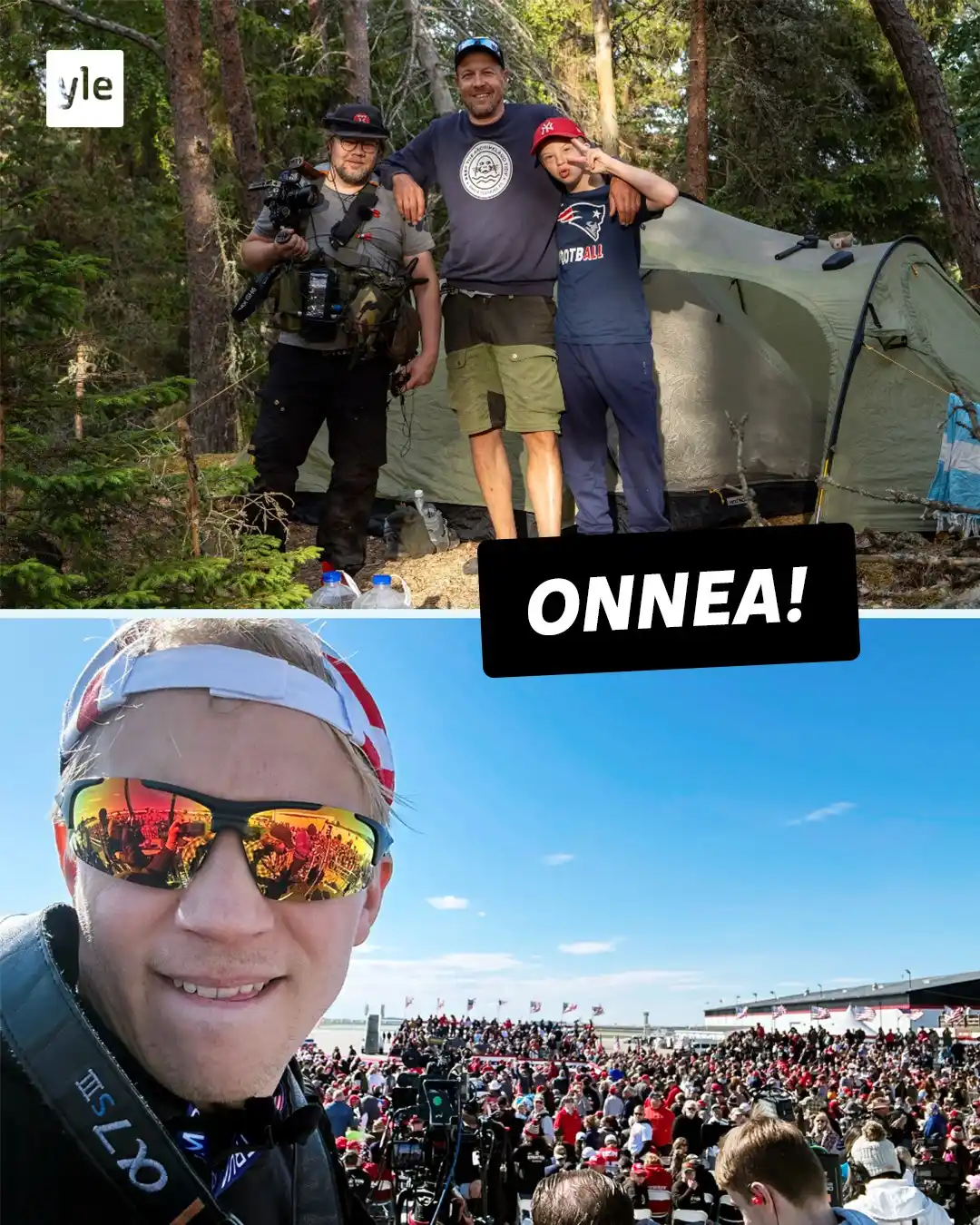 Image from Yle: Onnea Peltsi, Osmo ja Juha sekä Jaakko Keso – Ylen tekijöille kaksi ti...