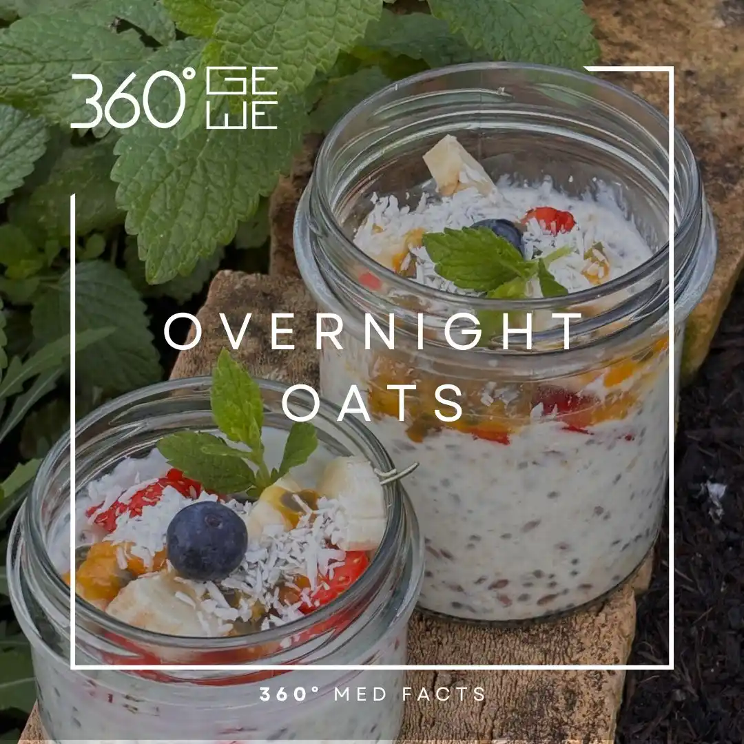 Image from 360° Gesundheitswerkstatt: *Overnight Oats* sind ein wahres Festmahl für unsere Darmmikrobiom 🧬....