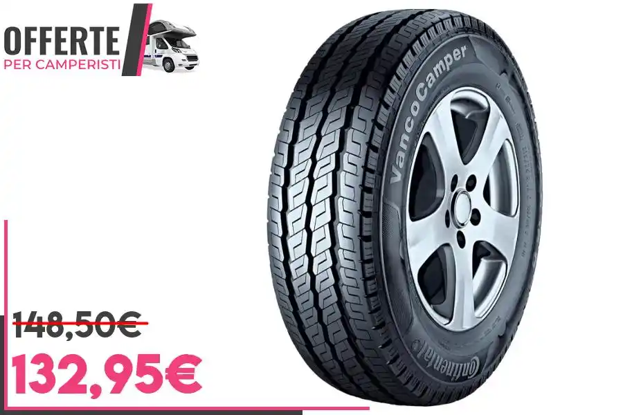 Image from OFFERTE per CAMPERISTI: *Pneumatico CONTINENTAL VANCOCAMPER 215/70 R15 CP* _🔧 Spedizione a d...