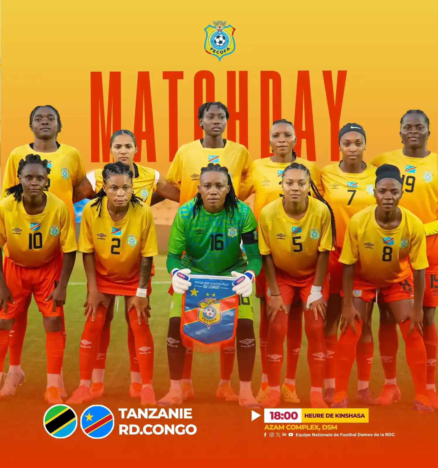 Image from FECOFA RDC_Officiel: ๐๐๐๐๐๐๐๐ ๐๐๐๐๐ ๐ Amical International ๐ ๐ง๐ฎ๐ป๐๐ฎ๐ป...