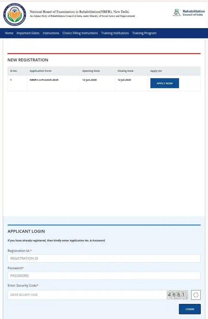 Image from SPECIAL EDUCATION NEWS™: *RCI NEW ADMISSION START ⭐✨* 😄...