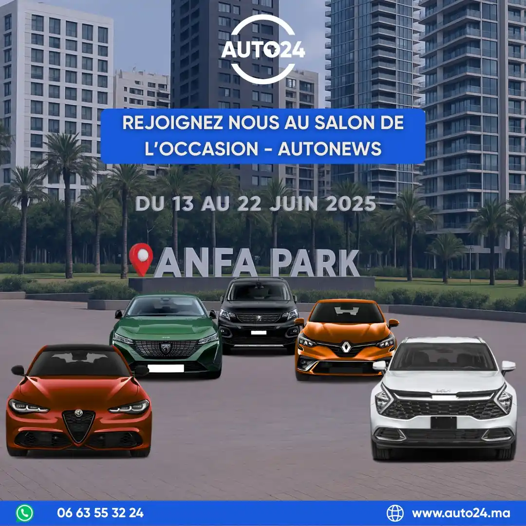 Image from Auto24 Maroc 🇲🇦: 🚗 صالون السيارات المستعملة *Auto Occasion* 🚗 📅 من 13 حتى 22 يونيو ...
