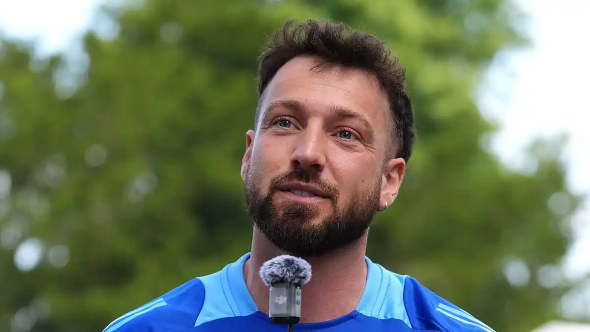 Image from Daily Mail: Sam Thompson pulls out of Soccer Aid after THAT awkward interaction wi...