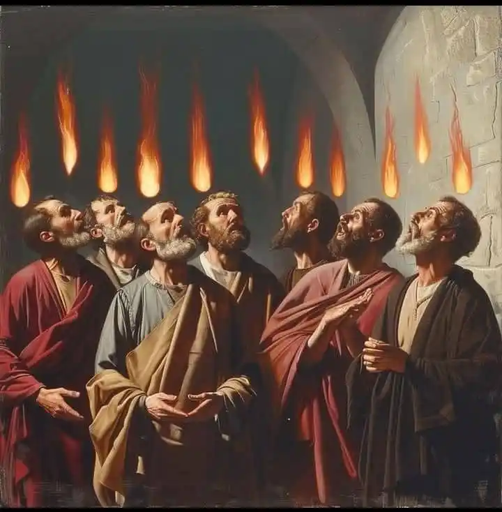 Image from CATHOLIC CONNECT 🇻🇦✝️☦️: *SHOCKING BUT TRUE: THE FIRST “TONGUES” AT PENTECOST WERE REAL HUMAN L...