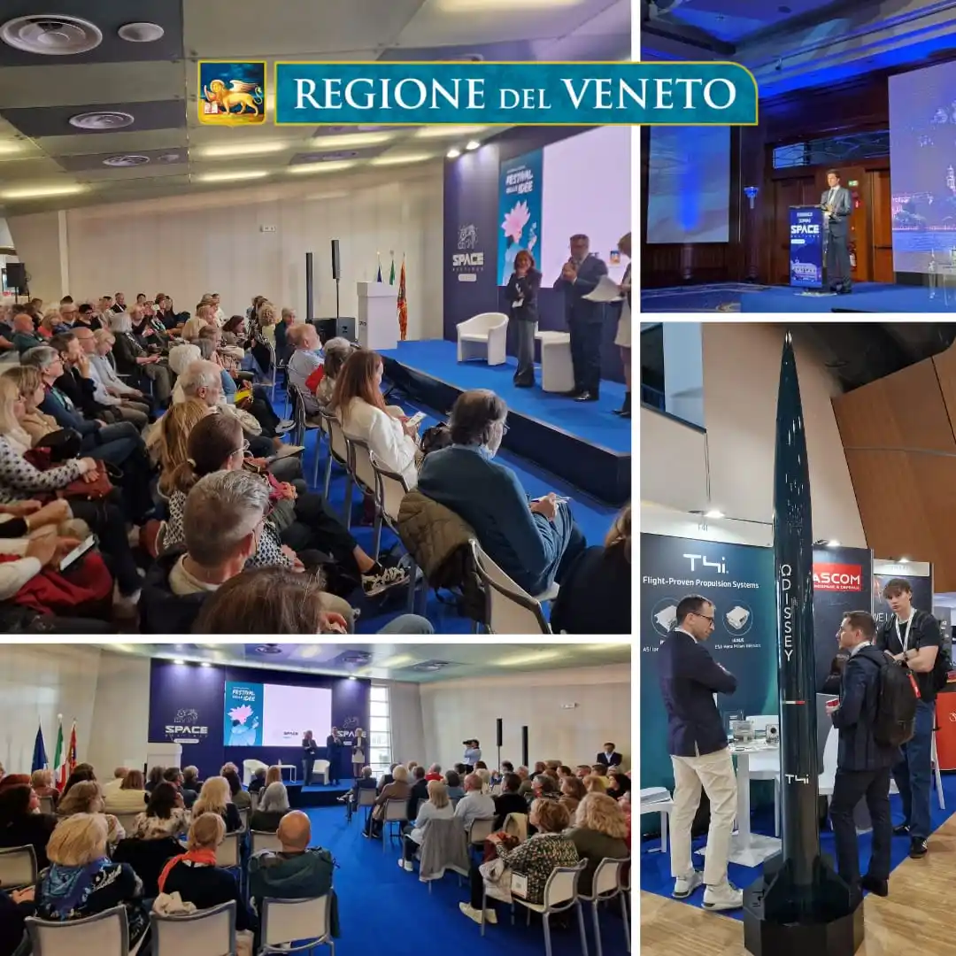 Image from Regione del Veneto 🦁: 🚀 *Space Meetings Veneto 2025: oggi il Presidente Zaia inaugura la te...