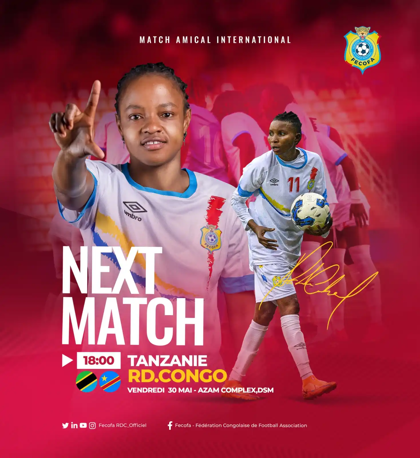 Image from FECOFA RDC_Officiel: [𝗦𝘁𝗮𝗴𝗲 𝗱𝗲 𝗣𝗿𝗲́𝗽𝗮𝗿𝗮𝘁𝗶𝗼𝗻 𝗖𝗔𝗡 𝗠𝗮𝗿𝗼𝗰 𝟮𝟬𝟮𝟱🏆]...