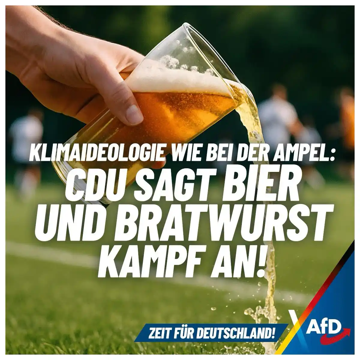 Image from AfD Bamberg: Tee und Tofu in der Kreisliga: Damit im Sommer niemand kollabiert, wil...