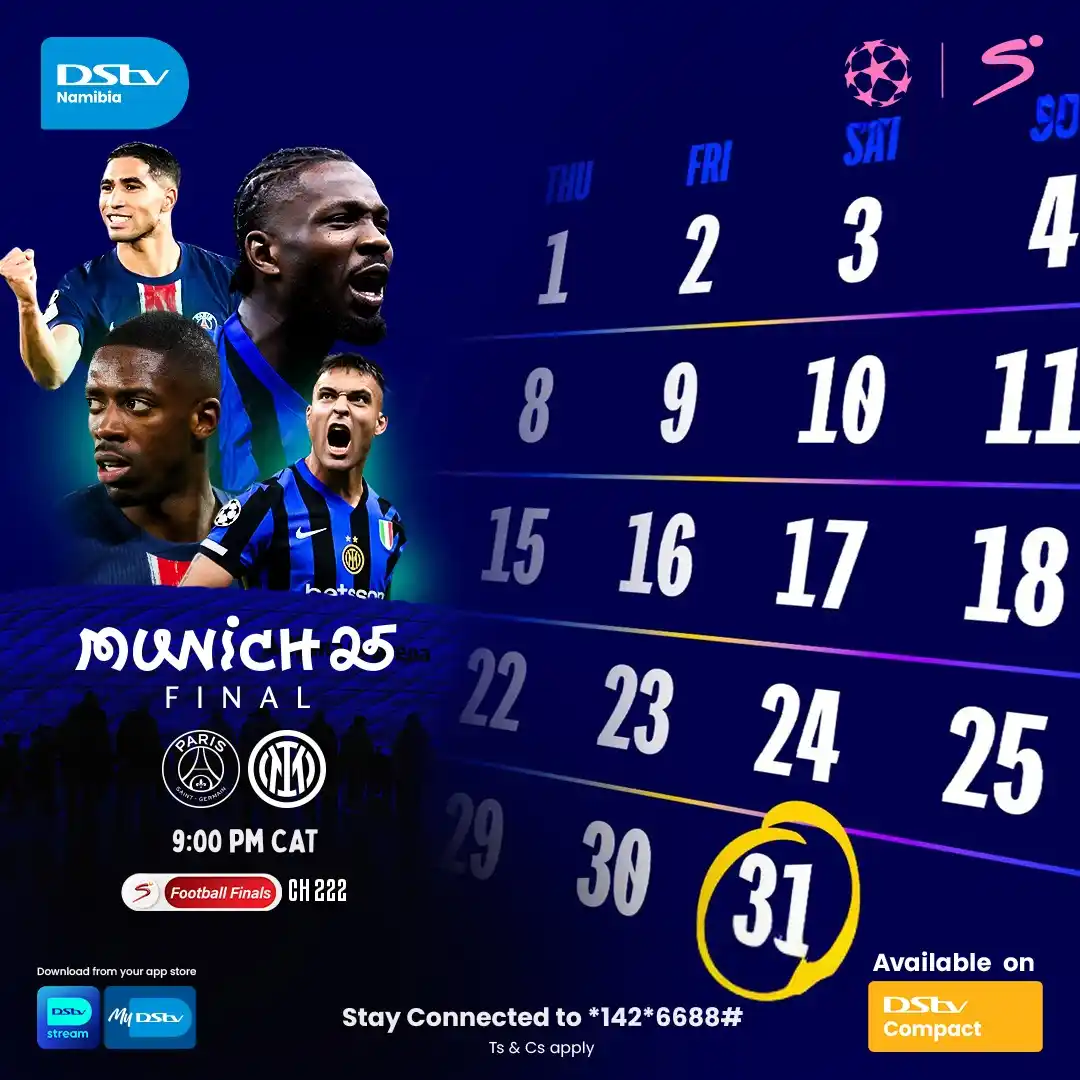 Image from DStv Namibia: β½π₯The Stage is Set: πππ π―π¬ ππ§πππ« β πππ π
π’π§ππ₯ πππ...