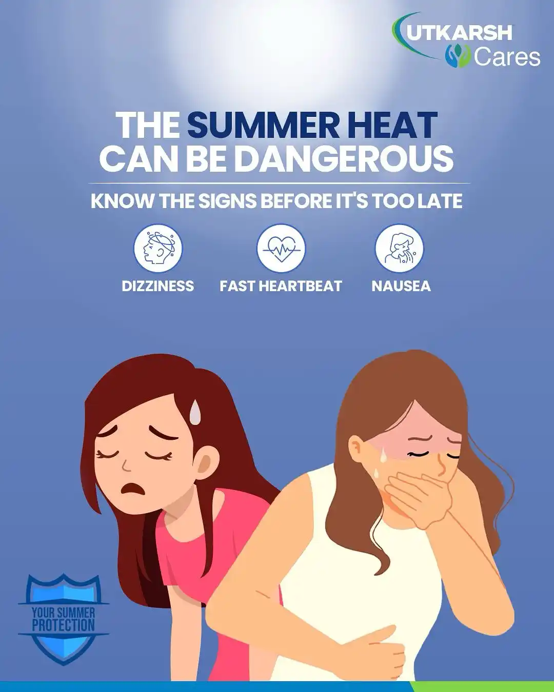 Image from Utkarsh India Limited: The Summer Heat Can Be Silent - But Dangerous. Through our Utkarsh Car...