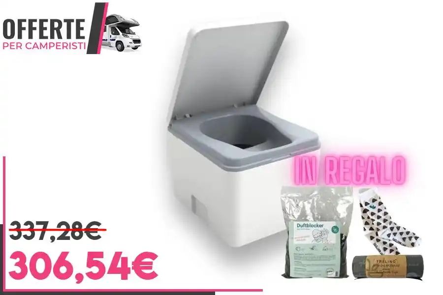 Image from OFFERTE per CAMPERISTI: *Trelino Evo S wc secco a separazione* _Il coupon da diritto a riceve...