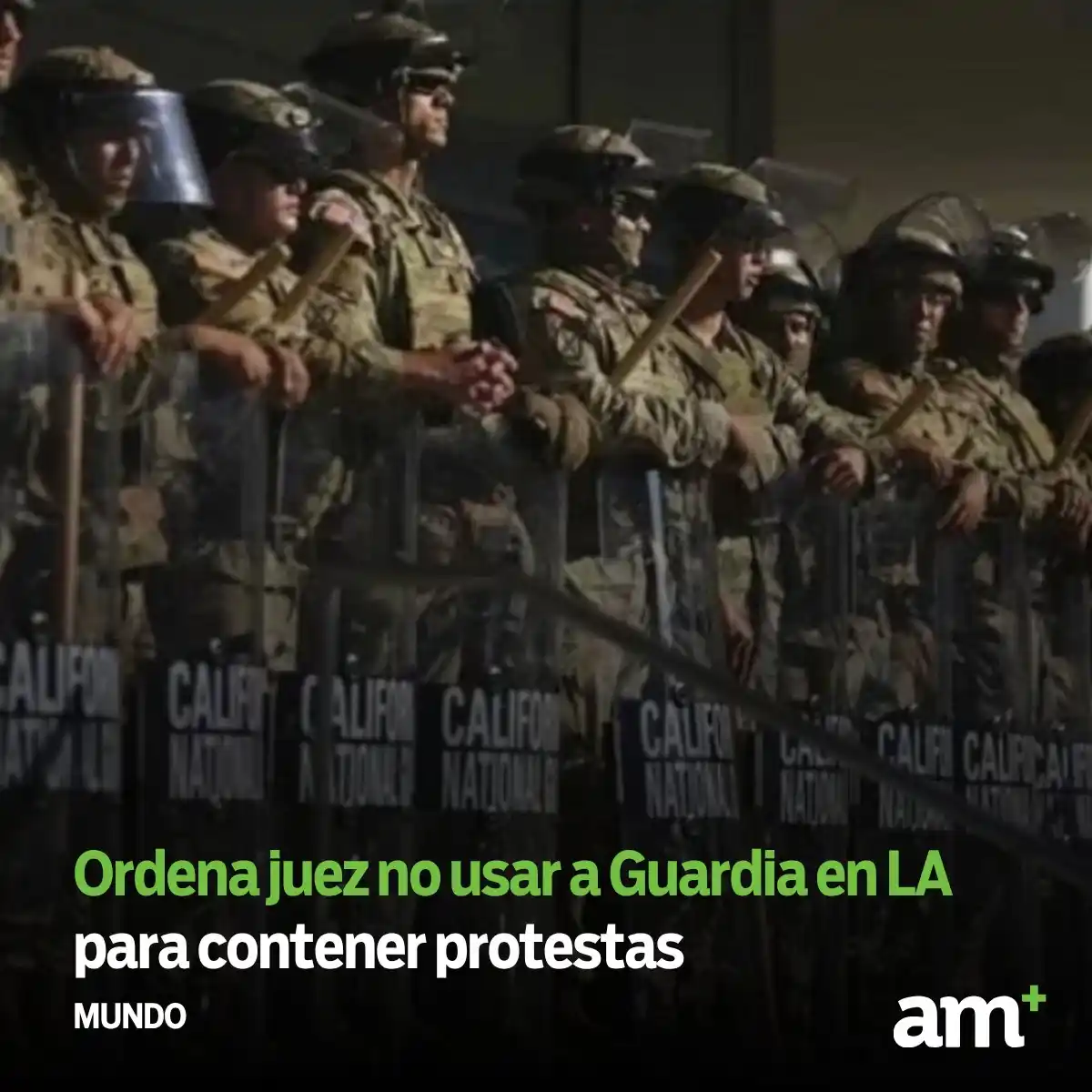 Image from Periódico AM 📰 Última Hora : Un juez federal de San Francisco determinó que el control de la Guardi...