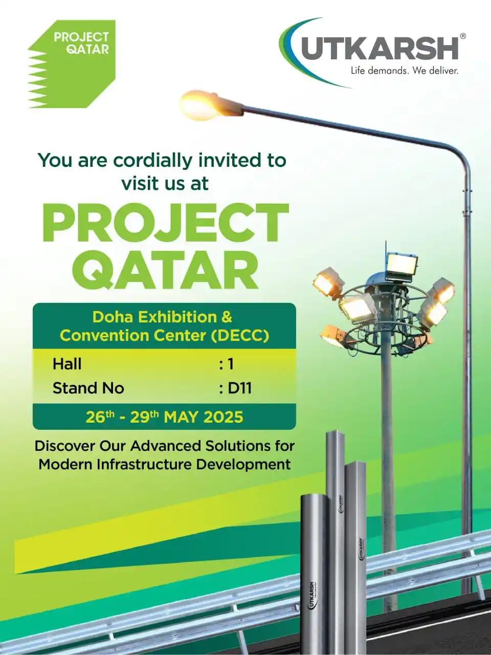 Image from Utkarsh India Limited: Utkarsh India at Project Qatar 2025 | Shaping the Future of Infrastruc...