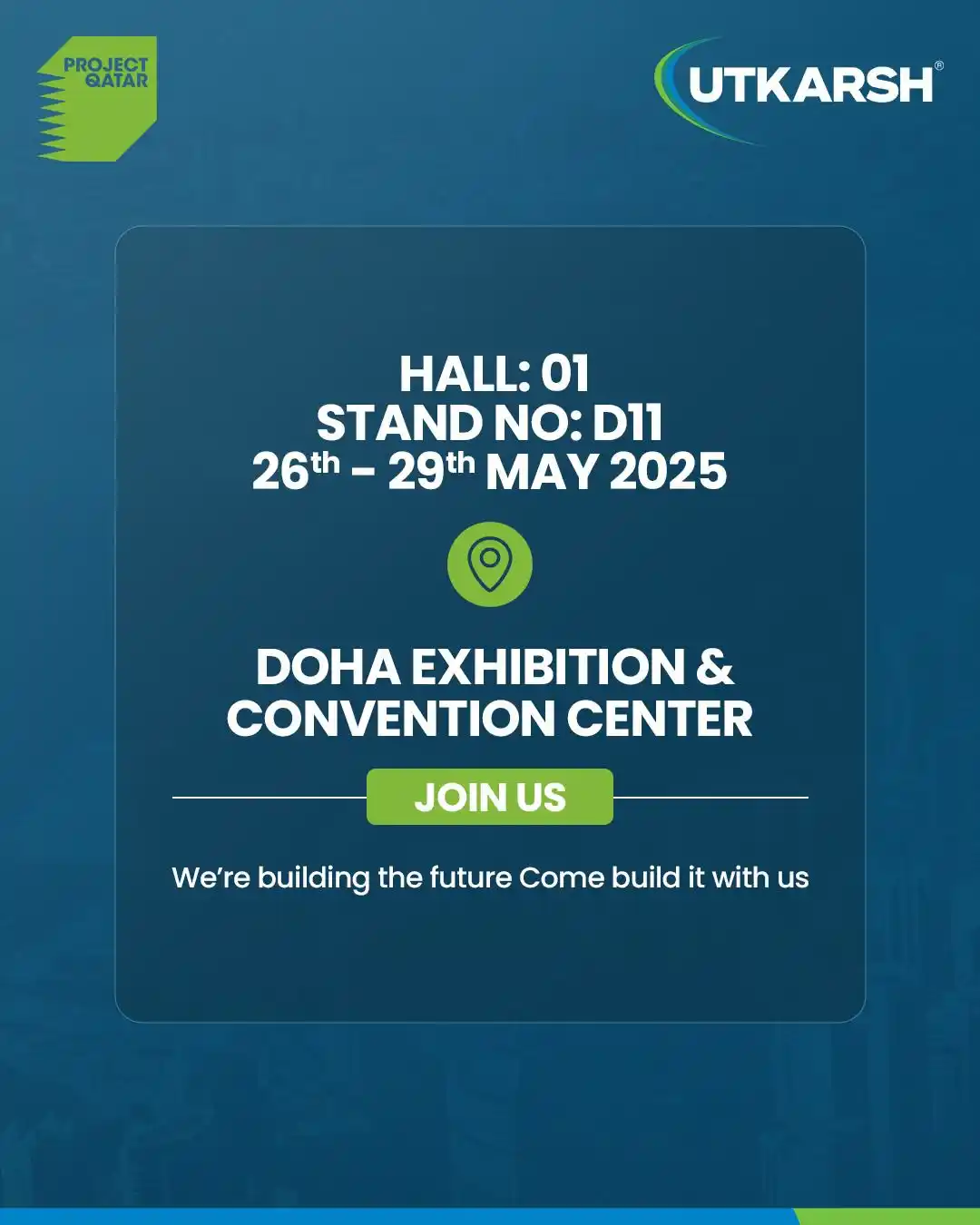 Image from Utkarsh India Limited: Utkarsh India at Project Qatar 2025! We’re proud to represent India at...