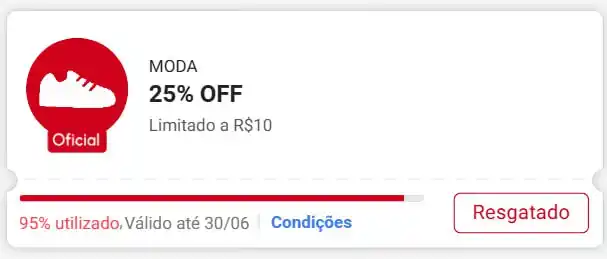 Image from UduLuiz - Cupons e promoções: SHEIN, Mercado Livre, Aliexpress, Shopee, entre outras: ‼️ 25% OFF para moda na Shopee, sem valor minimo! 😍 ➡️ Resgate aqui ...
