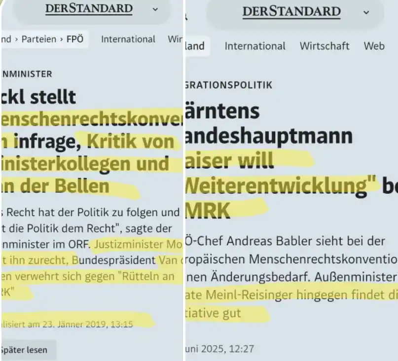 Image from Wenn Medien lügen: 2x die gleiche Forderung! *) damaliger Innenminister Kickl 2019 *) Lan...