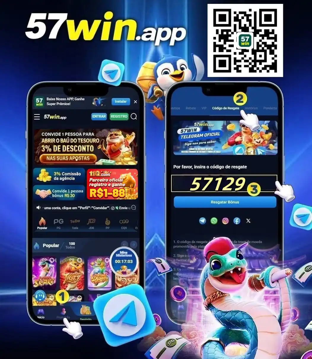 Image from 57win.app Canal oficial: ❤️ 57win.app ❤️ 💛PG Slots - Parceiro Oficial 🇧🇷 O código de bônu...