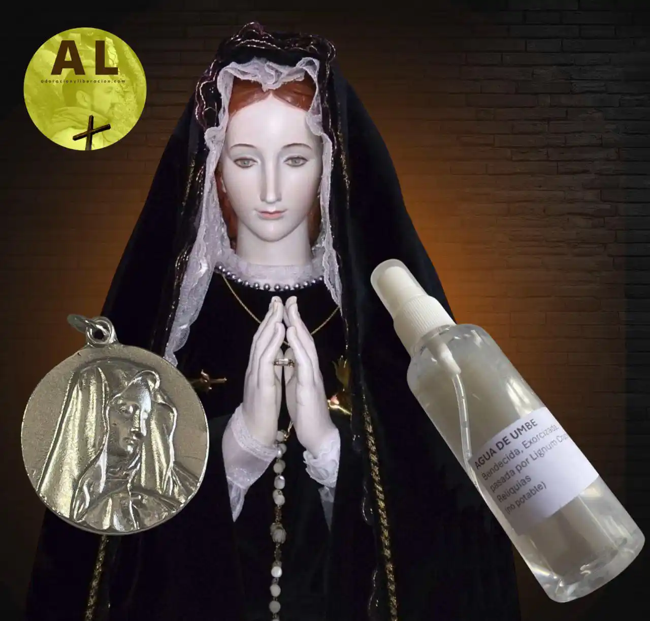 Image from ADORACIÓN Y LIBERACIÓN : 🅰️🅰️🅰️🅰️🅰️🅰️🅰️🅰️. Que la Virgen está haciendo llegar su Meda...