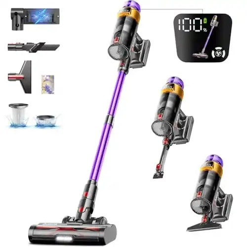 Image from Pirate Deals | Preisfehler, Angebote, Schnäppchen, Rabatte & Freebies: Akku Staubsauger 45000PA/550W/70Mins,1.8L Staubsauger <a class="text-b...