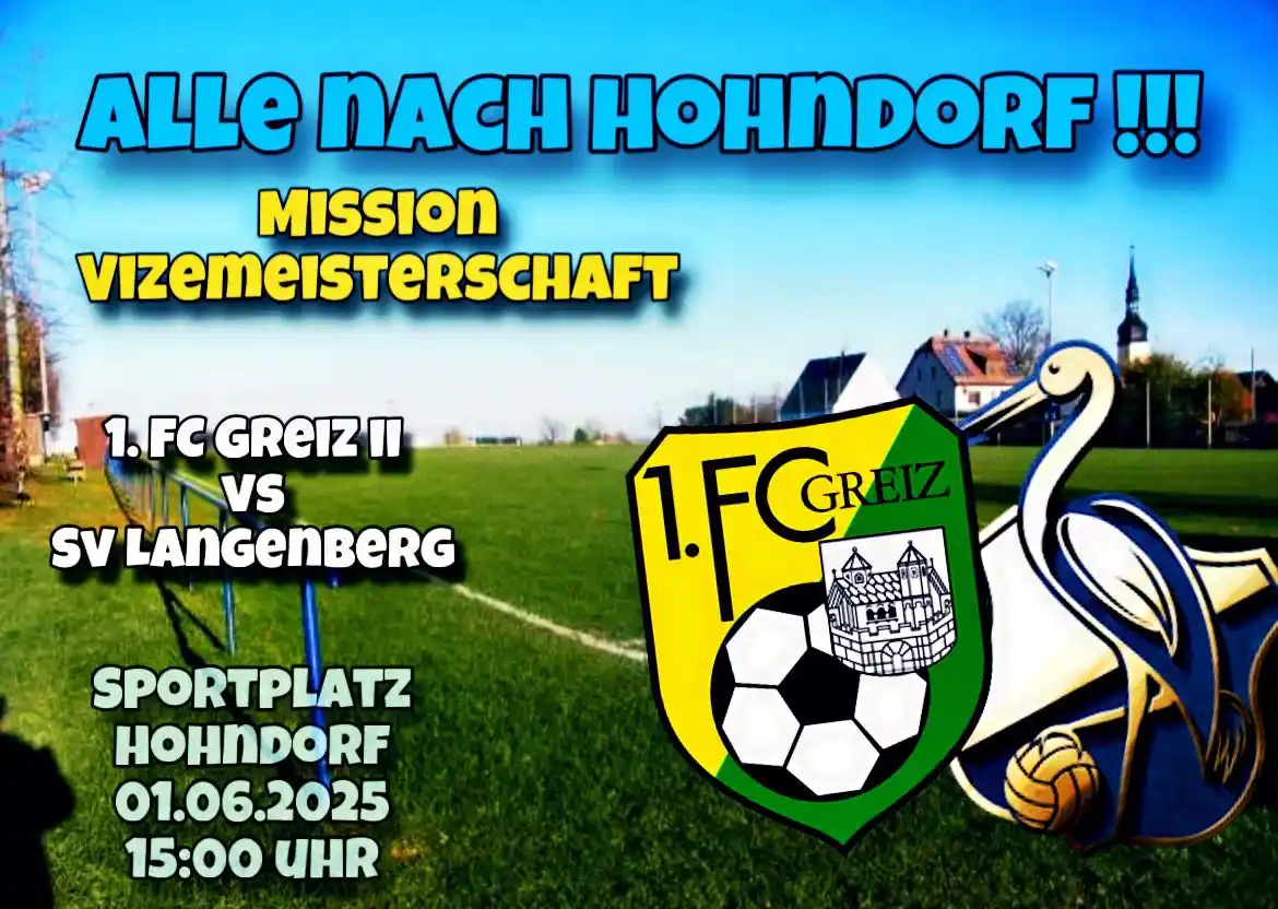 Image from SV Langenberg e.V. : ‼️Aktualisiert ‼️ Spielortverlegung: Gespielt wird am Sonntag in Hohn...
