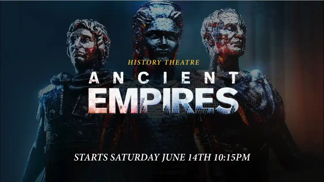 Image from HistoryTV18: Alexander, JuliusCaesar and Cleopatra come back to life 🤴🏽🤴🏽👸🏾in...