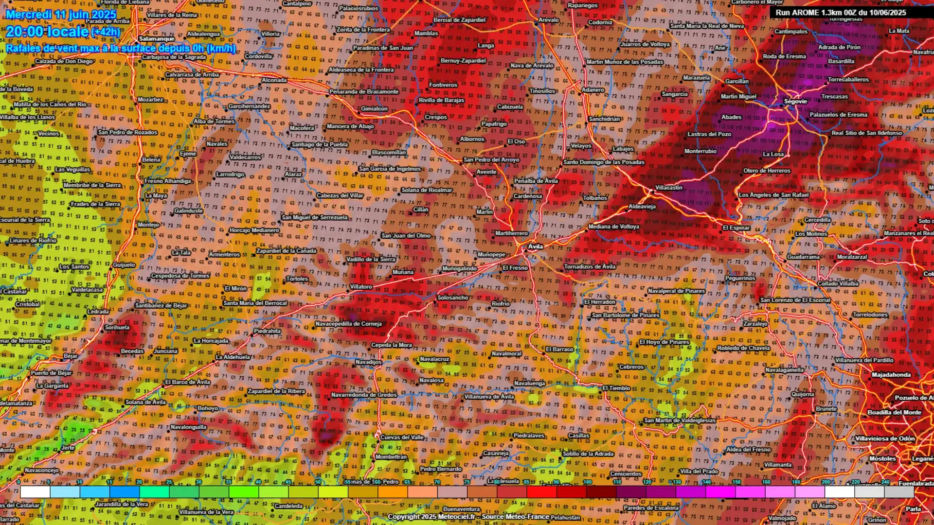 Image from MeteoAvila Canal: 📢 Análisis meteorológico para la jornada de mañana (Miércoles 11 de J...