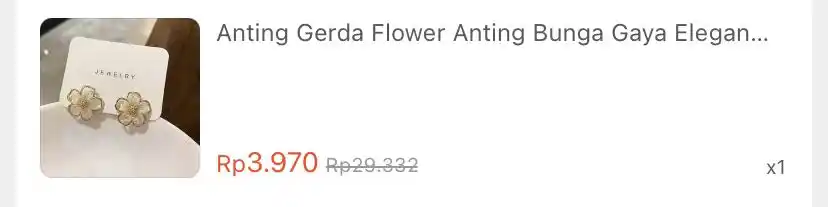 Image from KODE VOUCHER SHOPEE 🛒 : Anting Gerda Flower Anting Bunga Gaya Elegan https://s.shopee.co.id/2f...