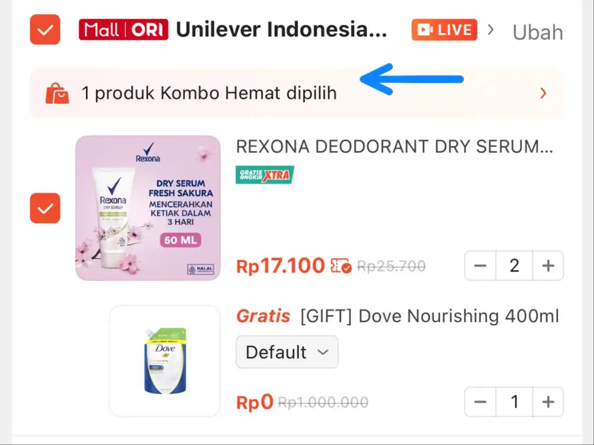 Image from KODE VOUCHER SHOPEE 🛒 : Beli 2 gratiss sabun cair Dove https://s.shopee.co.id/9f97Yz1w9l?share...