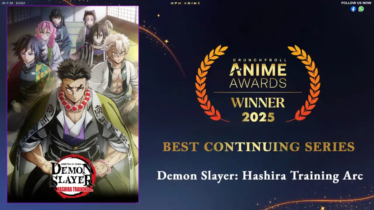 Image from MpM Reminders | 🔔: *Best Continuing Series*  *_Demon Slayer: Kimetsu no Yaiba Hashira Tra...