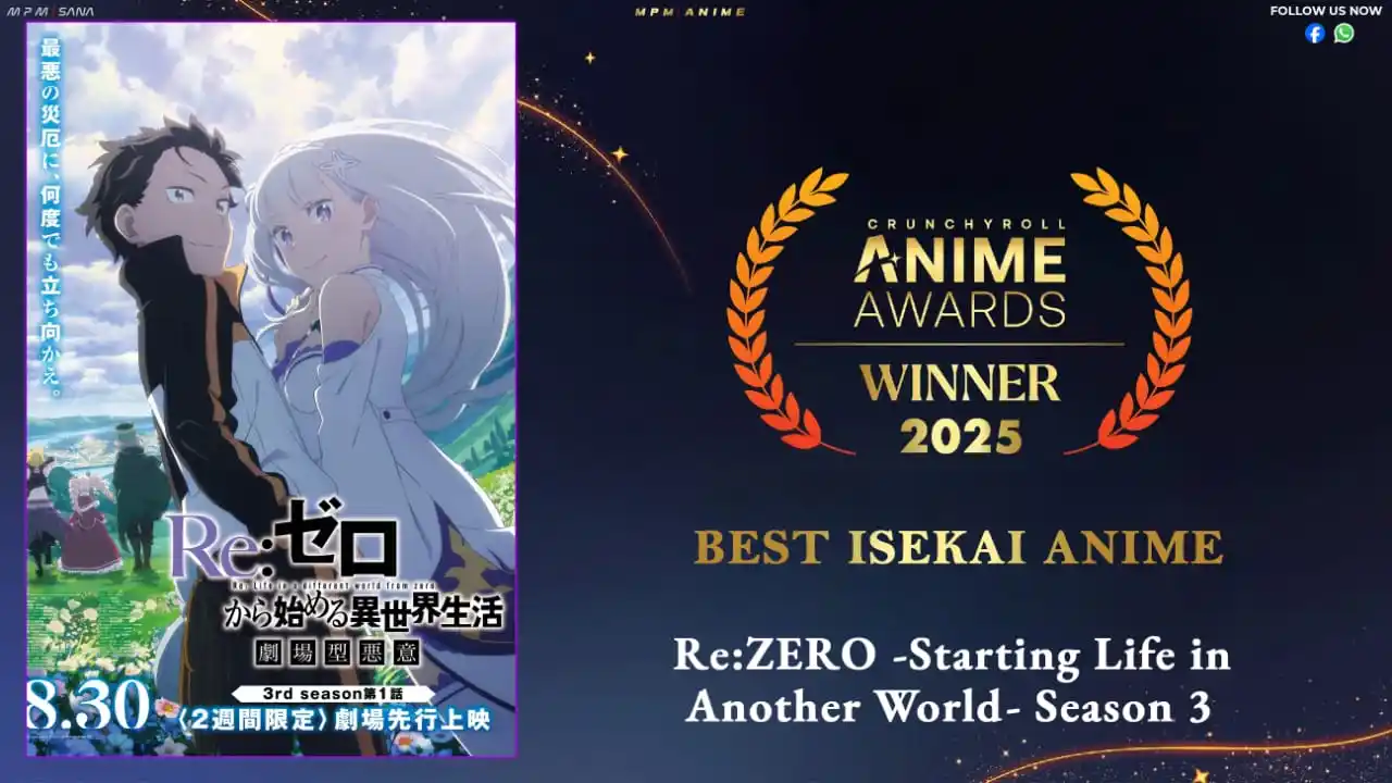 Image from MpM Reminders | 🔔: *Best Isekai Anime* *_Re:ZERO -Starting Life in Another World- Season...
