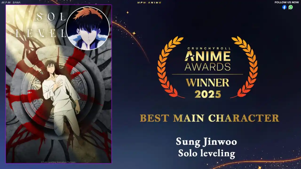 Image from MpM Reminders | 🔔: *Best Main Character* *_Sung Jinwoo (Solo Leveling)_* ```Nominees```...