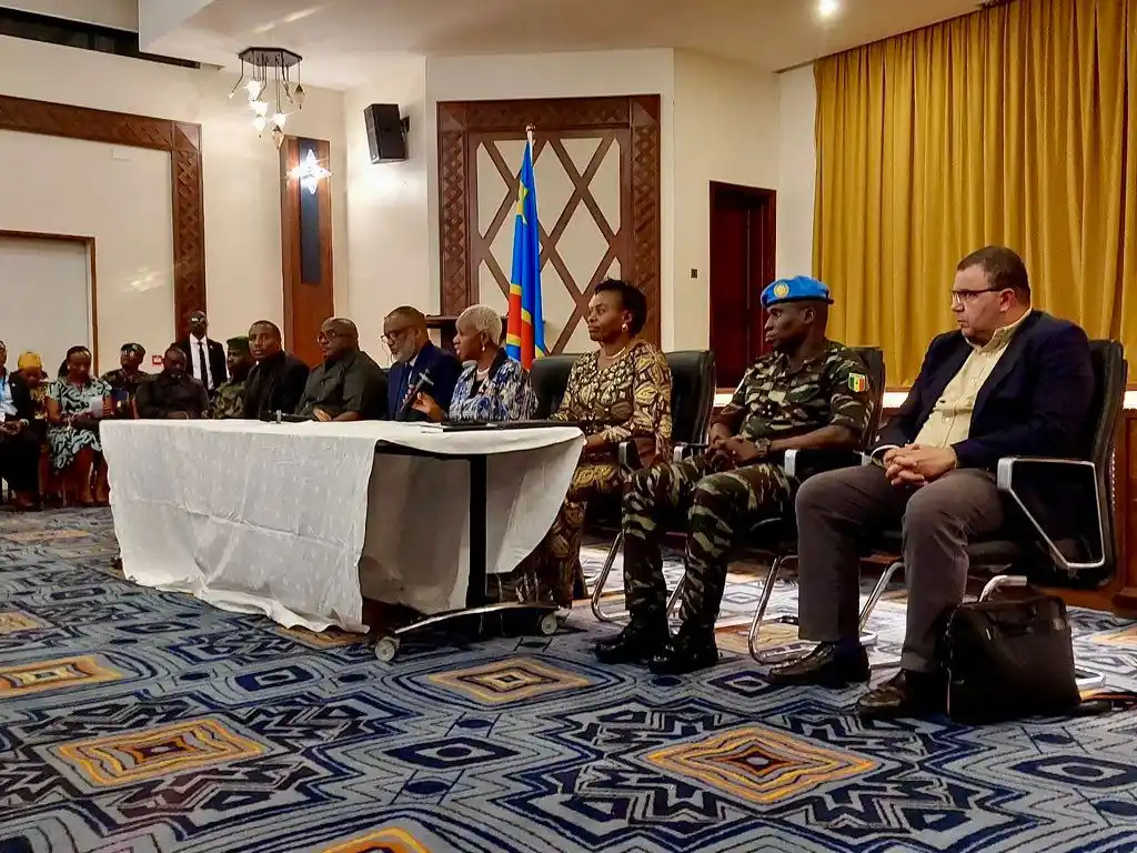 Image from MONUSCO: Bonsoir à toutes et à tous, La Représentante spéciale du Secrétaire g...