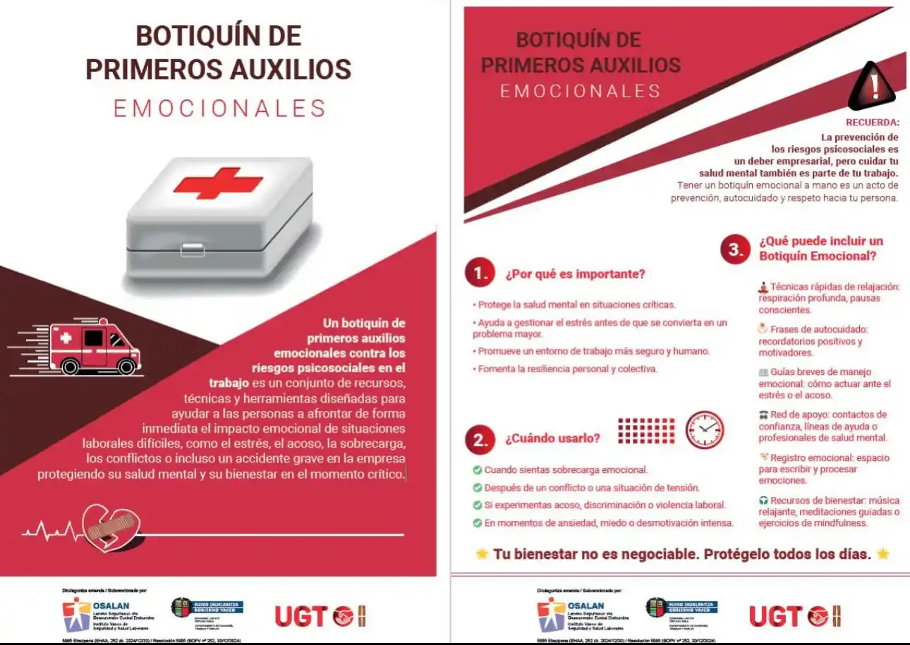 SALUD LABORAL UGT-EUSKADI post