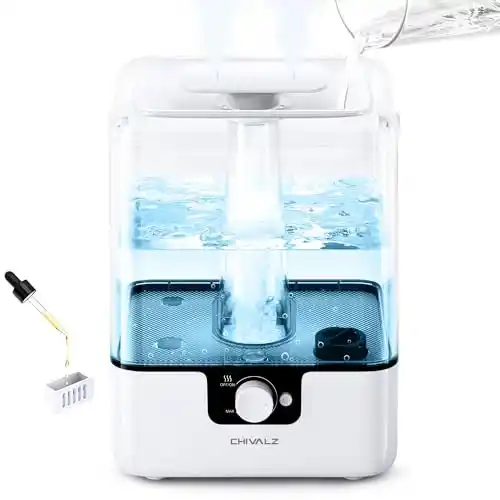 Image from Pirate Deals | Preisfehler, Angebote, Schnäppchen, Rabatte & Freebies: CHIVALZ Pi:rαtе-Dеαls Luftbefeuchter, 6L Luftbefeuchter Schlafzimmer f...