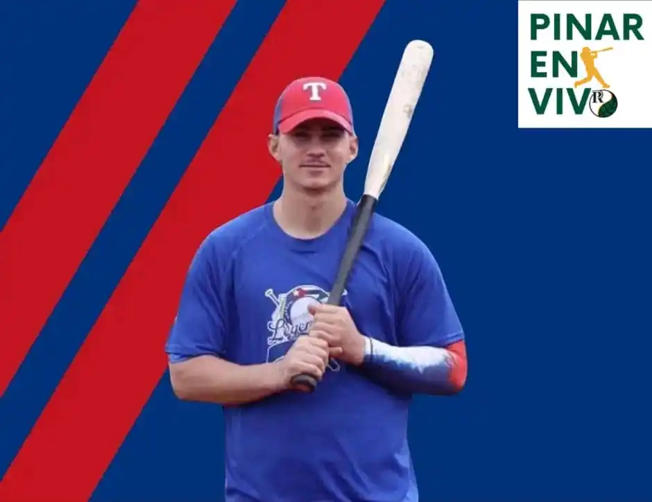 Image from PinarEnVivo 📻🎙💚⚾️: ☑️🇨🇺 El pinareño Marco Argudín ha comenzado a todo tren su carrera c...