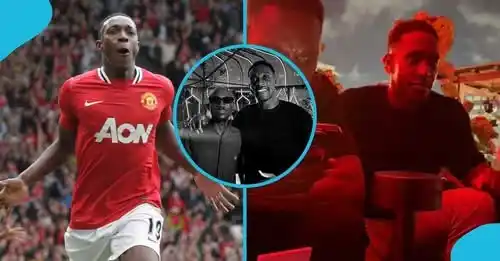 Image from YEN.com.gh Sports News : *Danny Welbeck in Ghana: Former Man United Star Holidays at 'Secret' L...