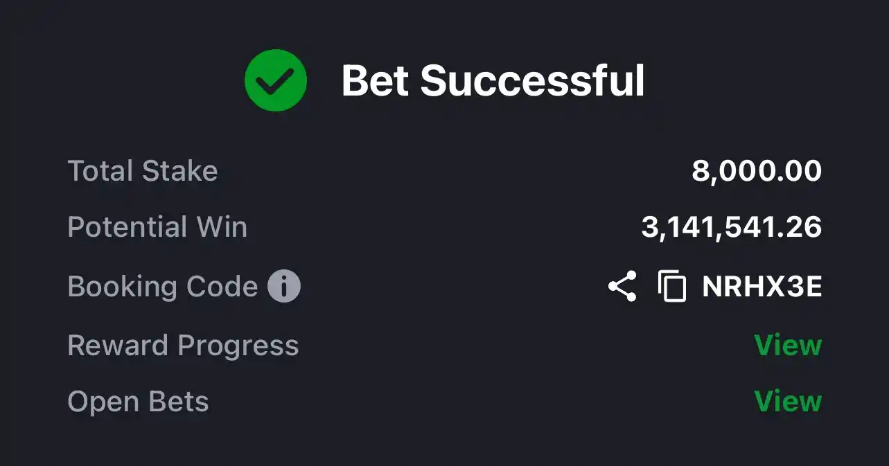 Image from Corrosive Verified Bet Tips Channel ⚠️: Darts 🎯 on Sportybet   300 Odds Code ✍🏾 NRHX3E...