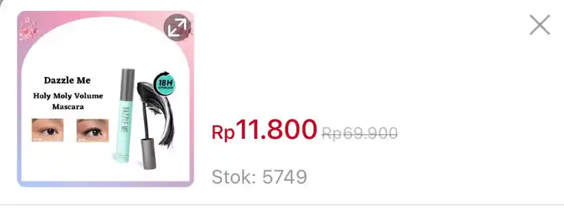 Image from KODE VOUCHER SHOPEE 🛒 : Dazzle Me Holy Moly Mascara | Eyelash Lenghtening Hyper Curl https://...