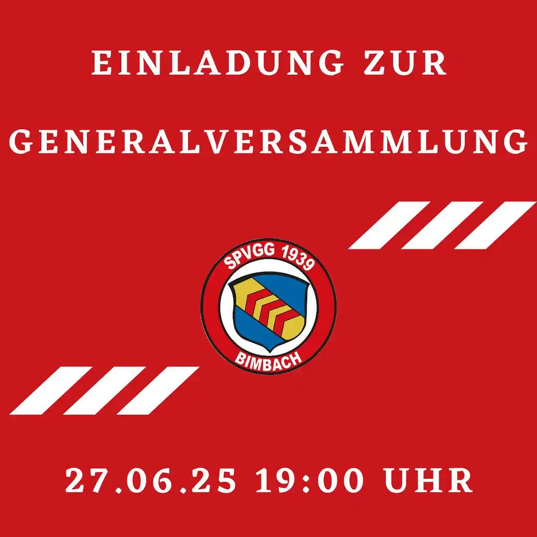Image from SpVgg. 1939 Bimbach: Die diesjährige Generalversammlung der Spielvereinigung 1939 Bimbach e...