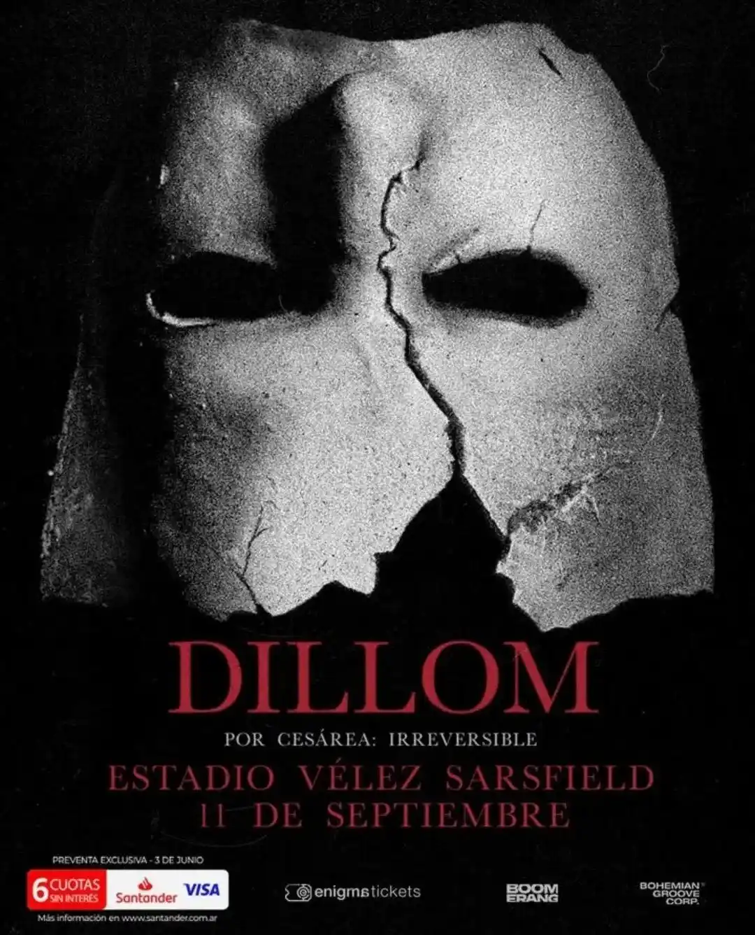 Image from agenda, entradas y ñoñadas: dillom anunció un vélez para el *11 de septiembre*. hay preventa exclu...