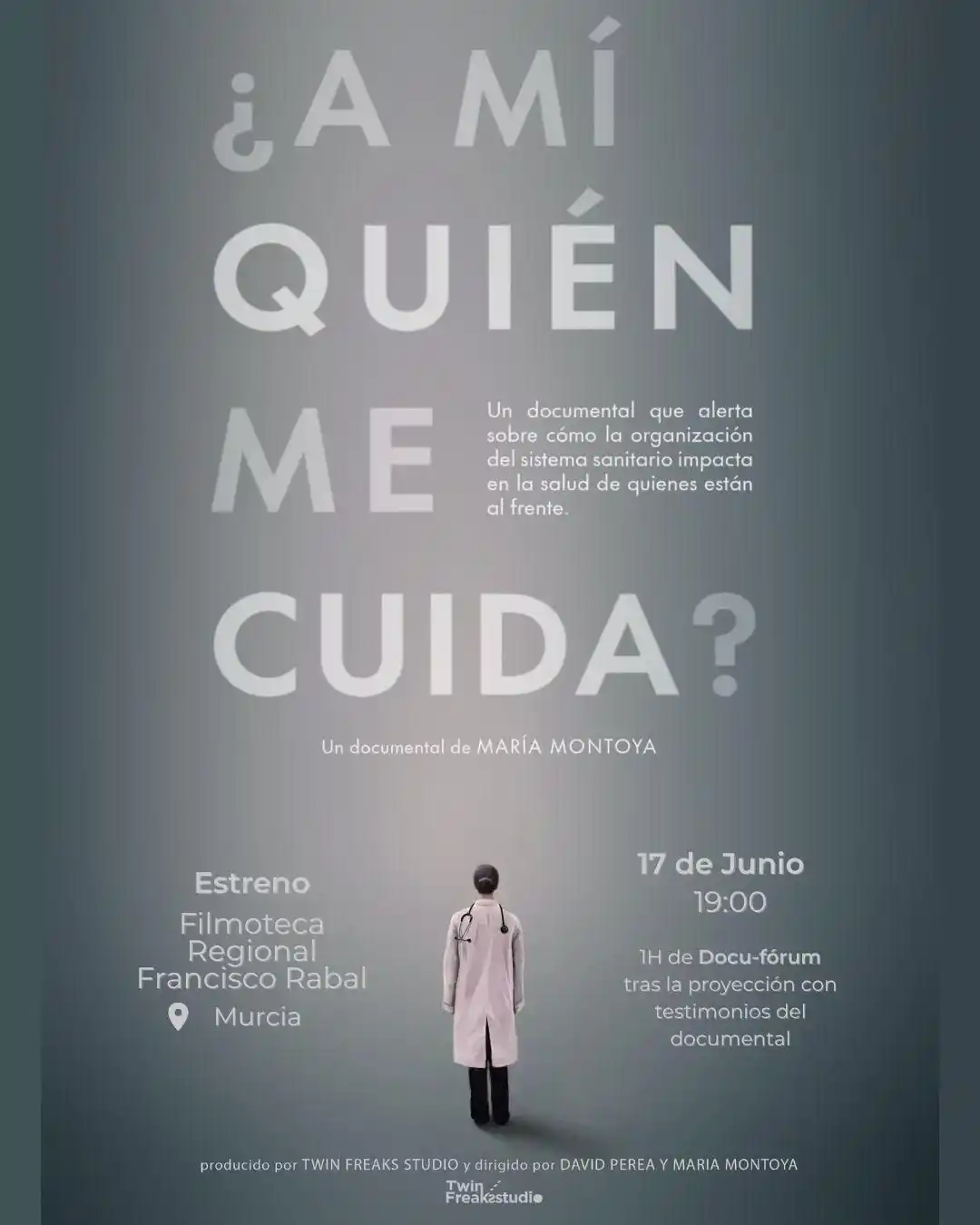 Image from SMUMFYC: *Documental «¿A mí quién me cuida?»* 📍 Filmoteca Regional de Murcia...