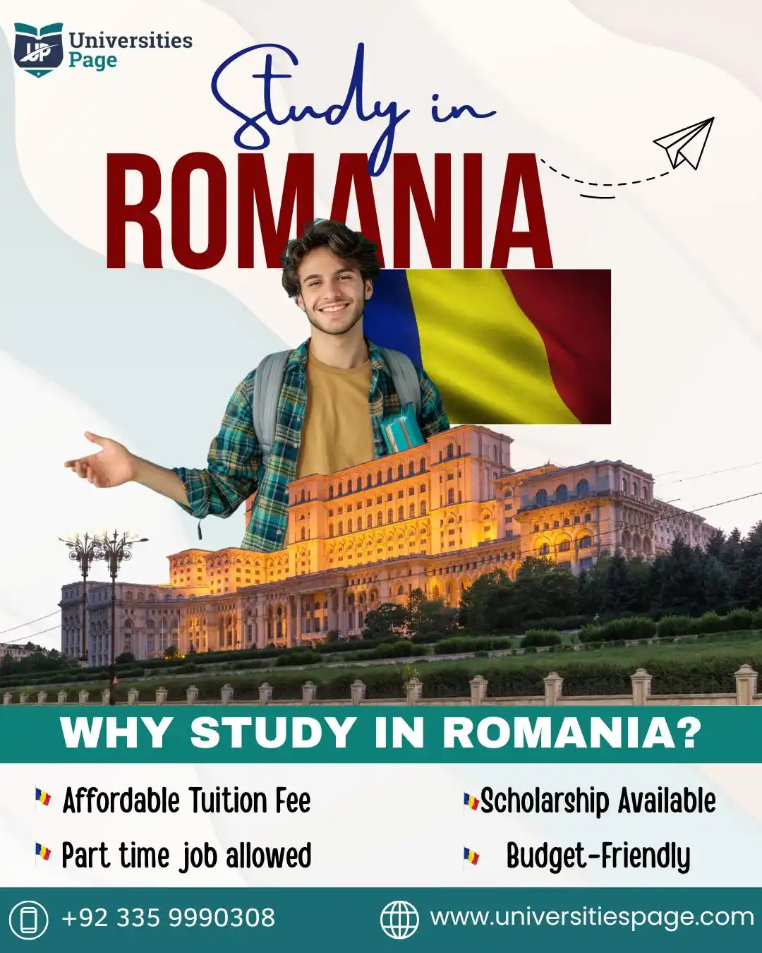 Image from Universities Page-Pakistan : Dreaming of Europe? Study in Romania! 🇷🇴 Affordable fees, top univer...