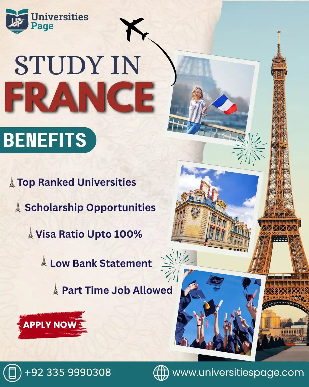 Image from Universities Page-Pakistan : Dreaming of studying in France? 🇫🇷 Explore top-ranked universities w...