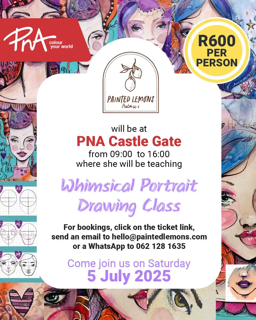 Image from PNA - Colour Your World: Ever wanted to draw your own whimsical girl from scratch? This is your...