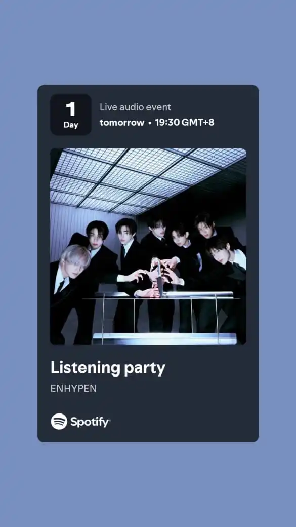 Image from πππππππ ππππ ππππππ: ΰ· `UPDATE` ΰ· > @SpotifyKpop X UPDATE with ENHYPEN let your body loos...