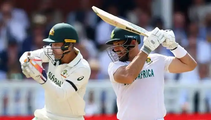 Image from @eagle_cric: Final • London, AUS, 212 & 207, RSA, 138 & 213-2, Day 3: Stumps - Sout...
