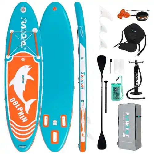 Image from Pirate Deals | Preisfehler, Angebote, Schnäppchen, Rabatte & Freebies: FunWater Aufblasbares Stand Up Paddle Board Surfbrett SUP Komplettes P...